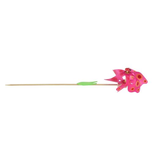 Floristik24 Moulin à vent coccinelle sur fleur Ø8,5cm H28cm 6pcs