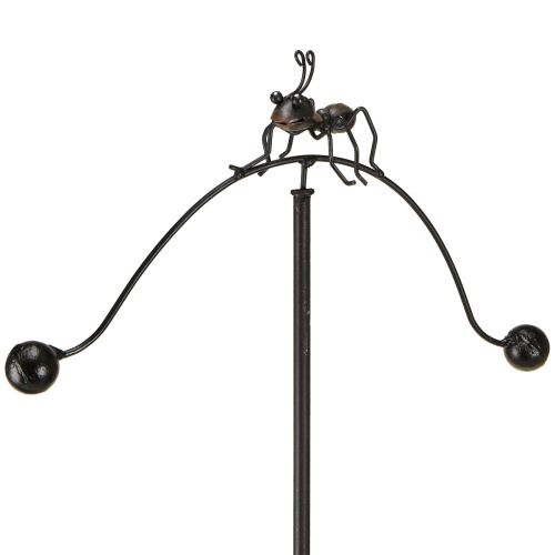 Article Carillon éolien fourmi décoration jardin piquet métal 66cm 2pcs