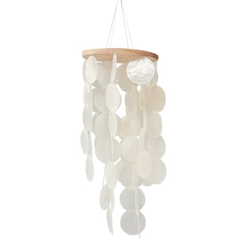 Floristik24 Carillon éolien Capiz coquillages nacre naturelle L50cm