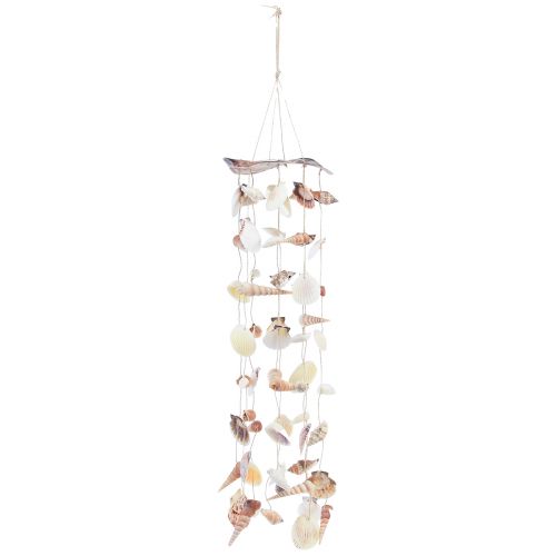 Floristik24 Carillon à vent décoration carillon coquille à suspendre H80cm