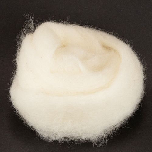 Ruban de laine blanche, 2 m, laine décorative pour loisirs créatifs et emballages