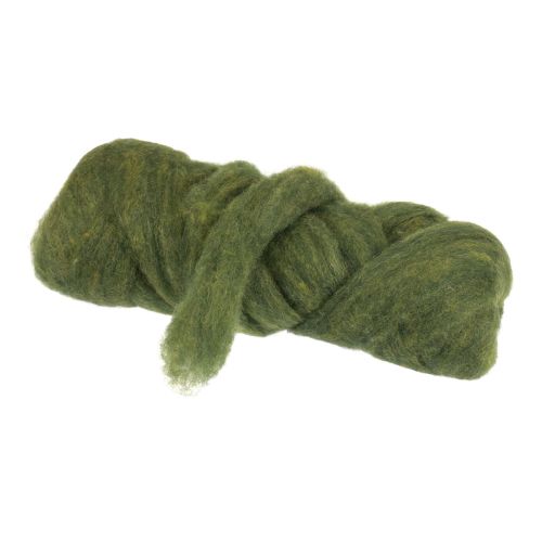 Floristik24 Cordon de laine cordon en feutre de laine vert foncé Ø2cm 10m
