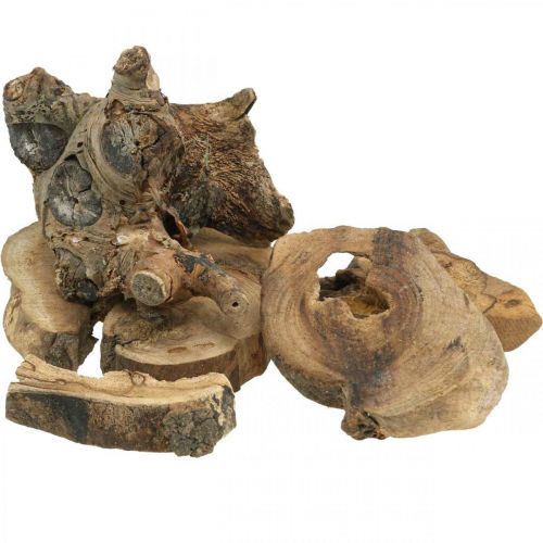 Floristik24 Racine bois déco bois morceaux de bois décor épars 3-10cm 500g