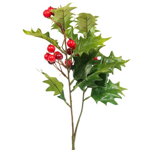 Floristik24 Holly Ilex Branche de Baie Artificielle Plante Artificielle 60cm