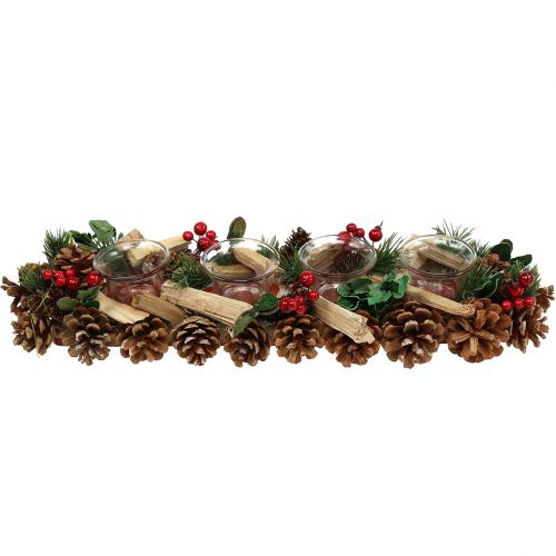 Floristik24 Bougie de Noël nature 45cm