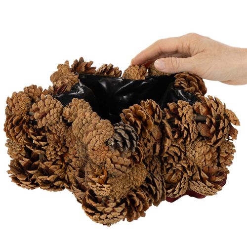 Pot de fleurs en forme de pomme de pin, étoile, 30 cm | Floristik24.be