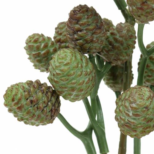 Floristik24 Cone Branch Green 33cm Plante artificielle comme la vraie!