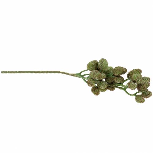 Floristik24 Cone Branch Green 33cm Plante artificielle comme la vraie!