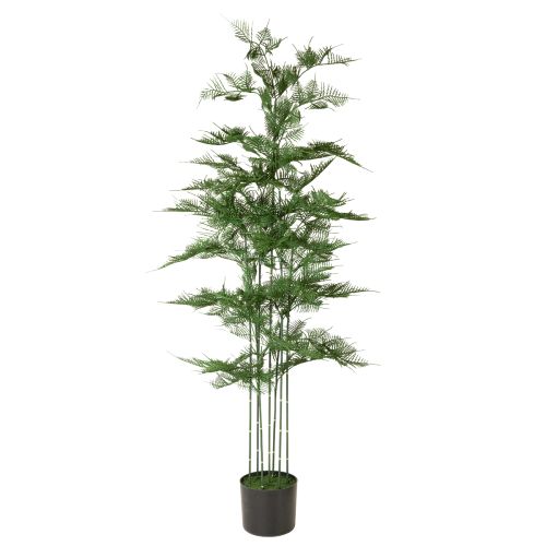 Bambou artificiel vert, 132 cm, plante d'intérieur