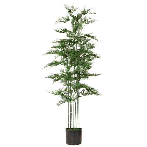 Bambou artificiel vert, 132 cm, plante d'intérieur | Floristik24.be