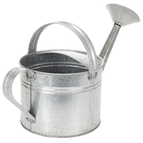 Arrosoir vintage en zinc, 27 cm - jardinière pour jardin et terrasse, pot de fleurs en métal | Floristik24.be