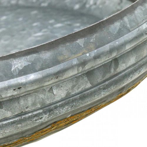 Floristik24 Bol zinc bol métal rouille antique Ø40/46/52cm lot de 3