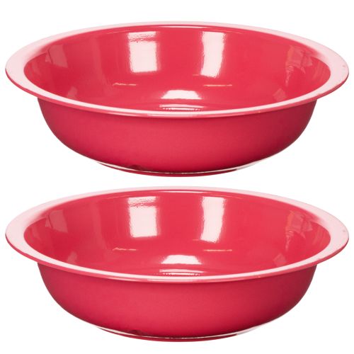 Article Pot de fleurs rond pour une décoration intérieure ou extérieure élégante, 29 cm, lot de 2