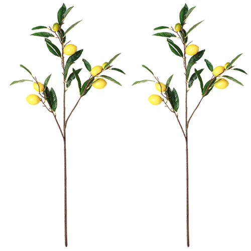Article Branche de citron artificielle Branche de citron artificielle 91cm 2pcs