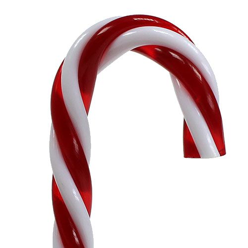 Floristik24 Candy Cane Rouge, Blanc 7,5cm 6pcs