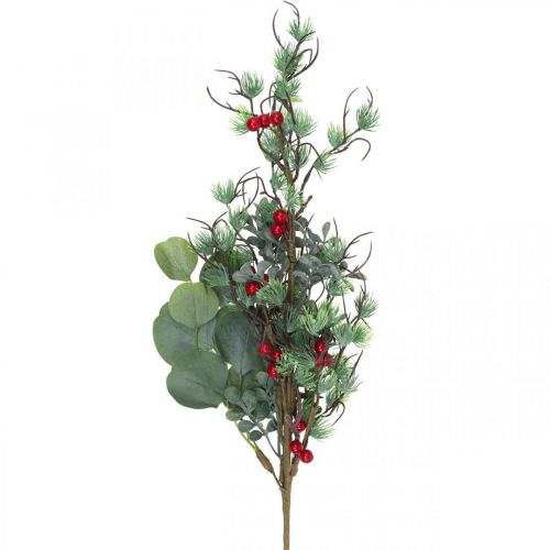 Floristik24 Branche de Noël décoration artificielle baies rouges vertes 70cm