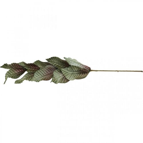 Article Plante artificielle déco branche vert rouge marron mousse H68cm