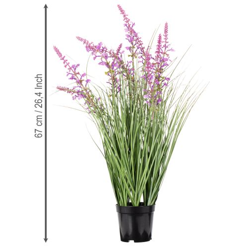 Article Plante décorative à fleurs délicates pour une décoration de chambre élégante 67 cm