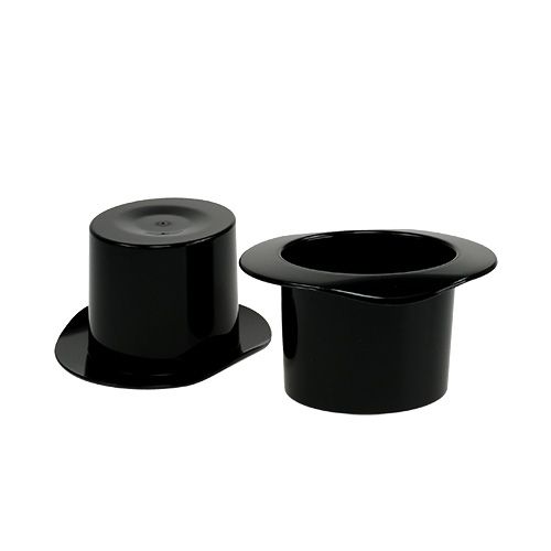 Article Cylindre noir 7cm 9 pcs