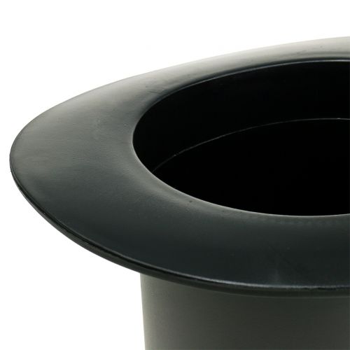 Article Cylindre noir, cache-pot, décoration du nouvel an, cache-pot, chapeau de sorcier H16cm
