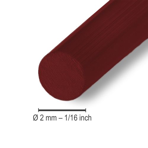 Article Fil aluminium Ø2mm 500g 60m Bordeaux