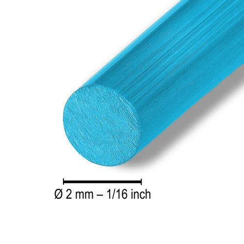 Article Fil aluminium Ø2mm 500g 60m turquoise
