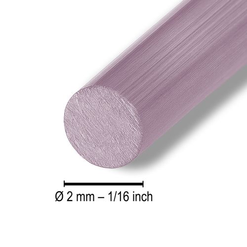 Article Fil aluminium Ø2mm rose fil décoratif rond 480g