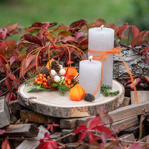 Article Fil de fer en aluminium orange, Ø2 mm, 500 g, 60 m, pour décorations DIY