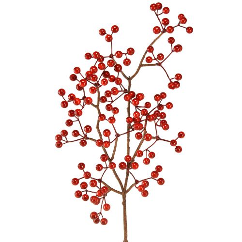Floristik24 Branche de baies décoration de branche de baies rouges artificielles L50cm 2 pièces
