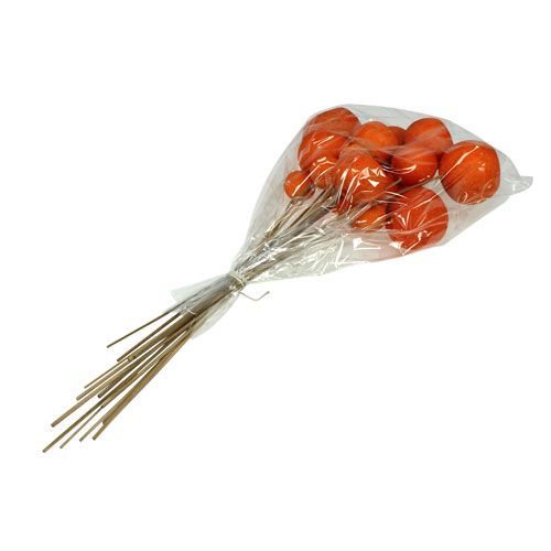 Floristik24 Bell Cup Mix sur bâtonnet orange 15 pcs