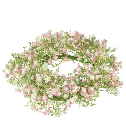 Article Couronne de fleurs artificielles couronne de porte décoration murale Ø30cm H6cm