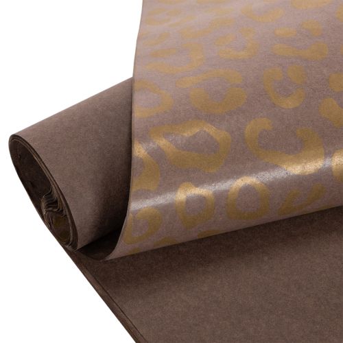 Tissu en soie à motif léopard