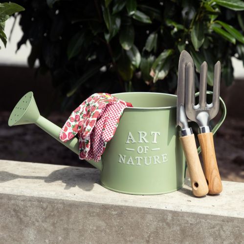 Article Pot de fleur arrosoir vert menthe zinc Ø16,5cm H17cm