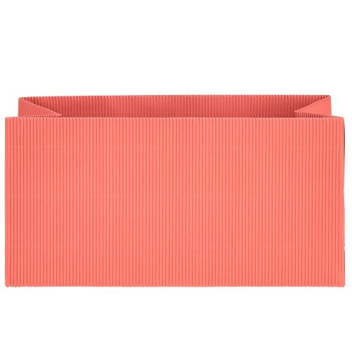 Article Sac à fleurs extra long avec feuille rose saumon 24x12cm 6 pcs