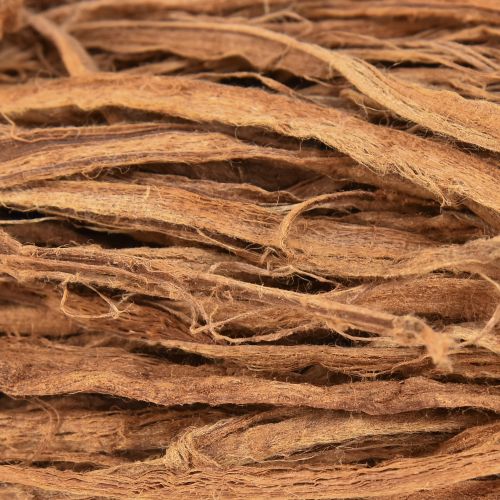 Article Matériel artisanal fibres décoratives naturelles fibres naturelles exotiques marron 500g