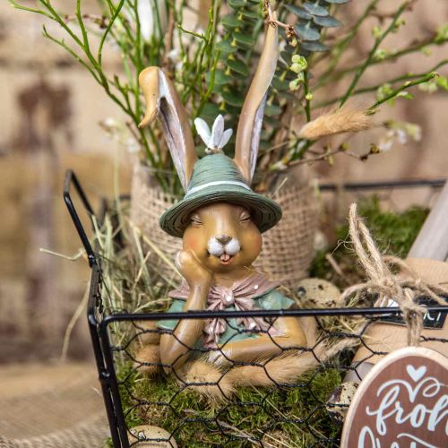 Floristik24 Déco lapin lapin buste décoration figure tête de lapin 18cm