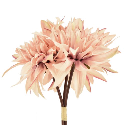 Dahlia fleurs artificielles fleur rose Ø15cm L28cm 3 pcs