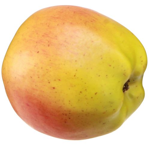 Article Sucette décorative pomme jaune et rouge fruit décoratif Ø9cm