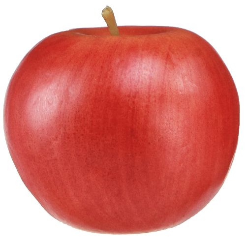 Article Déco pomme rouge vert fruit artificiel Ø5,5cm H5cm 12 pcs