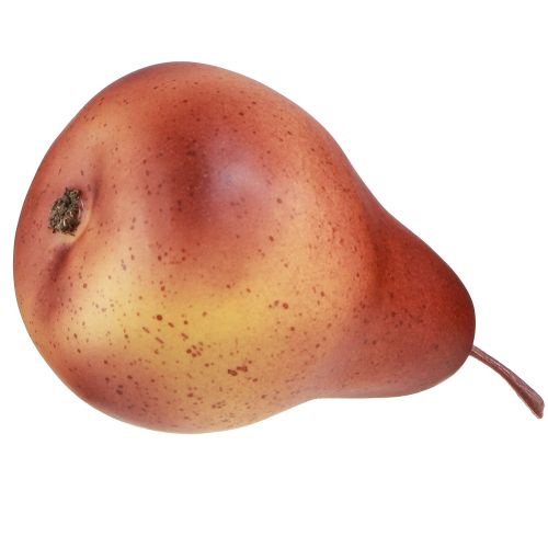Article Poire décorative jaune marron pour Thanksgiving d'automne Ø8,5cm 4 pcs