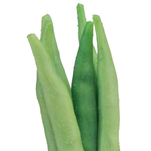 Article Haricots Décoratifs Légumes Artificiels Vert Real Touch 17cm 6 pcs