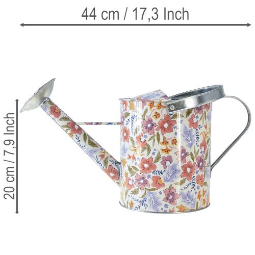 Arrosoir décoratif en métal, pot de fleurs vintage, Ø18cm | Floristik24.be