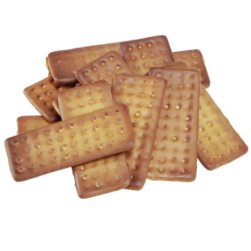 Article Biscuits décoratifs nourriture artificielle 9×4cm 24 pcs