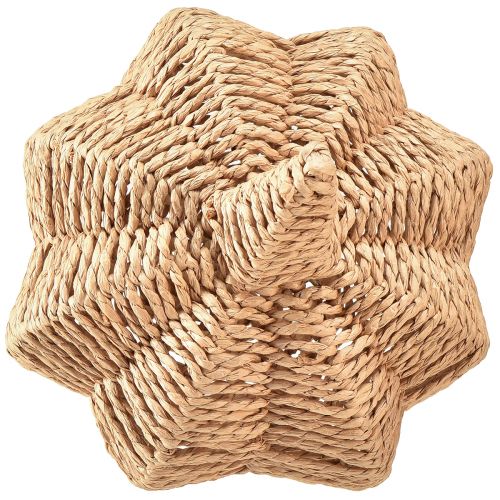Article Citrouille décorative raphia naturel rustique décoration automne Ø25cm H25cm