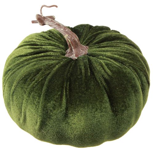 Article Déco citrouille automne vert vert foncé vert clair Ø18cm 3 pcs