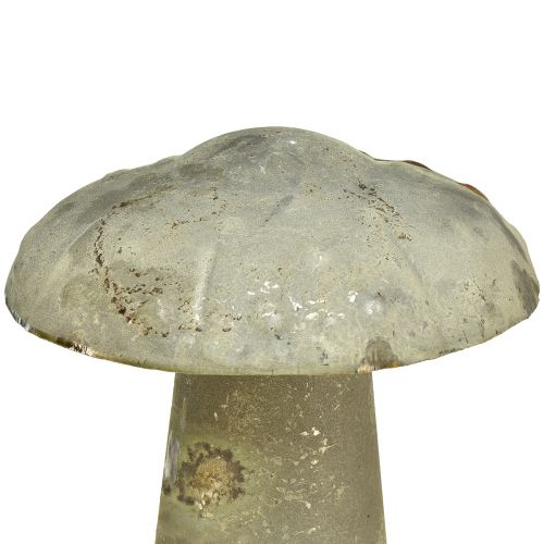 Floristik24 Champignon décoratif Métal Automne Vert Rouille Vintage 30cmx50cm