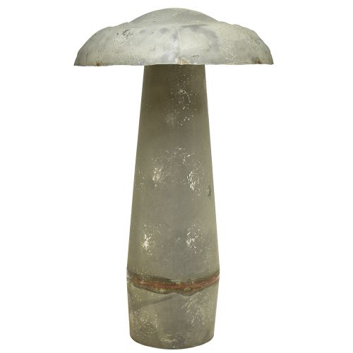 Floristik24 Champignon décoratif en métal décoration d'automne vert rouille vintage 36cmx62cm