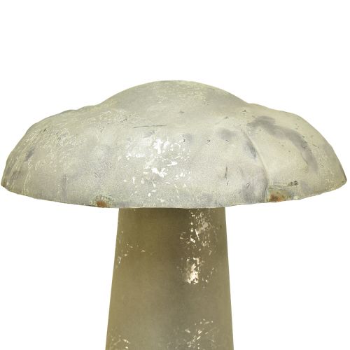Floristik24 Champignon décoratif en métal décoration d'automne vert rouille vintage 36cmx62cm