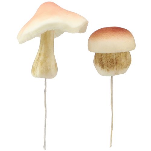 Article Champignons décoratifs à coller champignons décoratifs marron automne 3,5/5,5 cm 16 pièces