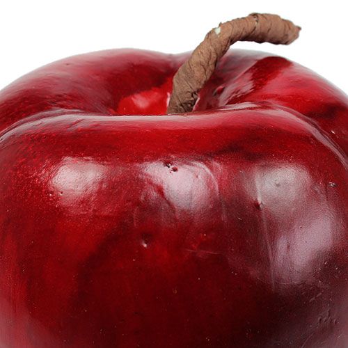 Floristik24 Pomme décorative rouge 18cm